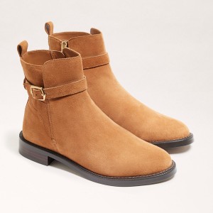 Botas Sam Edelman Nolynn Hebilla Mujer Saddle Suede | PESQX11010