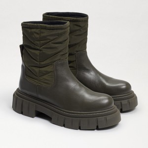 Botas Sam Edelman Orleans Lug Sole Mujer Verde Oliva | FESHY45963