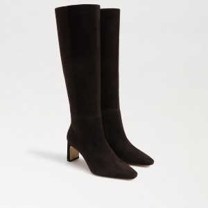 Botas Sam Edelman Sylvia Anchos Calf Knee High Mujer Chocolate Marrones | QESWA12944