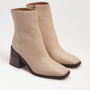 Botas Sam Edelman Winnie Mujer Modern Ivory Leather | YESGT45013