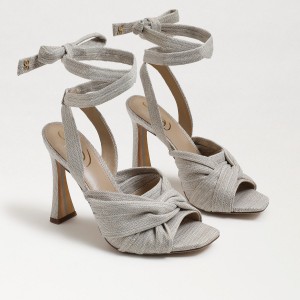 Sandalias Sam Edelman Lenora Tiras Mujer Natural Linen | ZESNQ93916