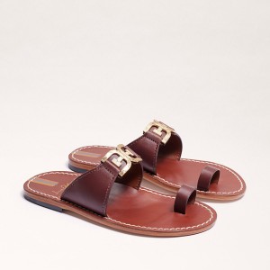 Sandalias Sam Edelman Maxime Puntera Ring Mujer Maple Bourbon | ESDFL44956