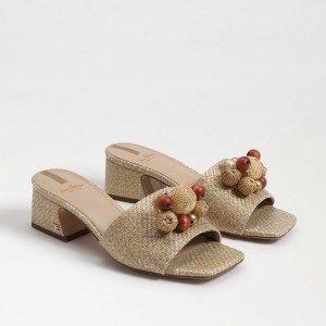 Sandalias Sam Edelman Weston Chanclas Mujer Eggshell | FESUI88060