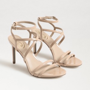 Tacones Sam Edelman Delanie Tiras Mujer Beige | AESDF42696