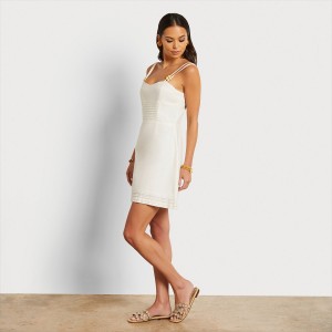 Vestido Sam Edelman Tinsley Mini Accessories Gardenia | ESNZX83628