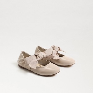 Zapatos Planos Sam Edelman Felicity Ballet Niña Chai Latte | MESHR11881