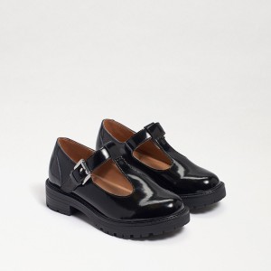 Zapatos Planos Sam Edelman Taelor Mary Jane Niña Negras | ESZPD71510