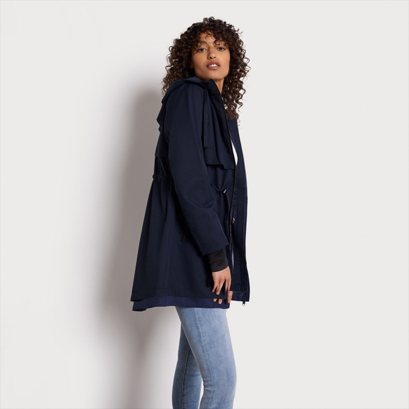 Abrigos Sam Edelman Rain Anorak Accessories Azul Marino | EESVG99683