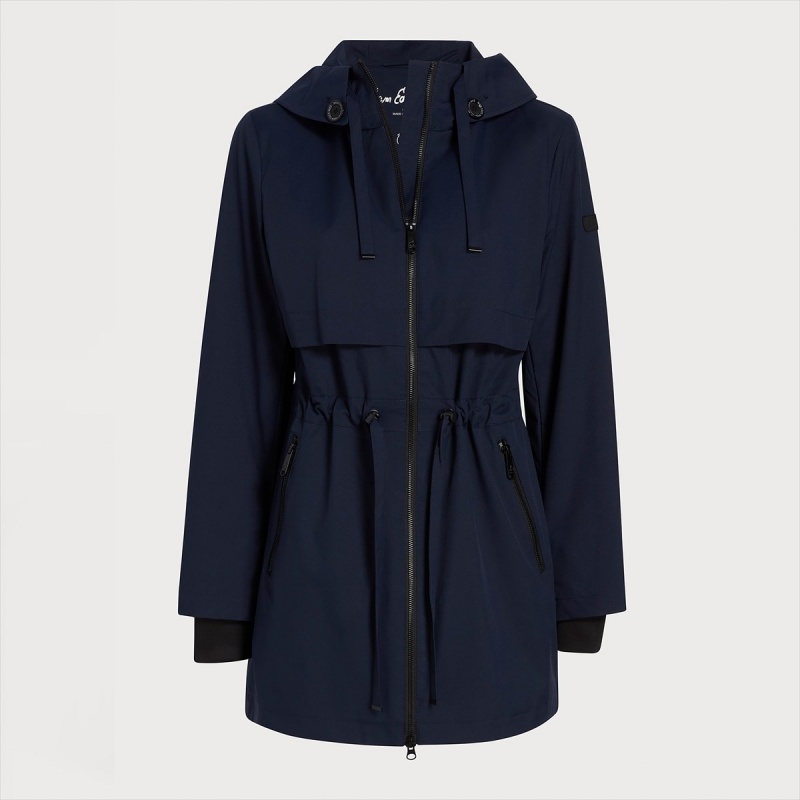 Abrigos Sam Edelman Rain Anorak Accessories Azul Marino | EESVG99683