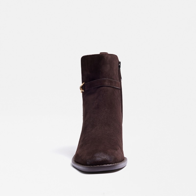 Botas Sam Edelman Brawley Ankle Mujer Chocolate | AESWC93614