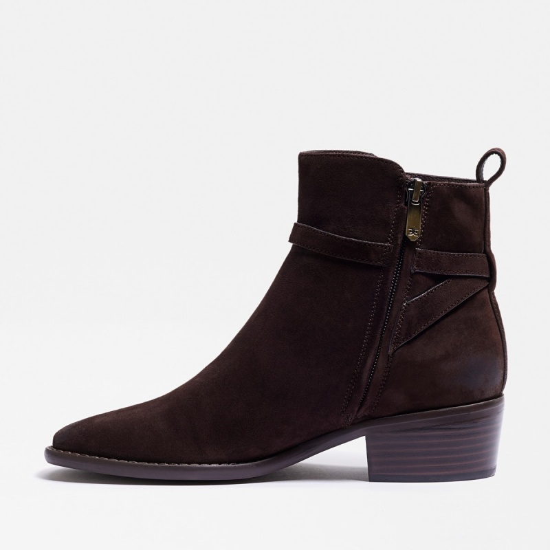 Botas Sam Edelman Brawley Ankle Mujer Chocolate | AESWC93614