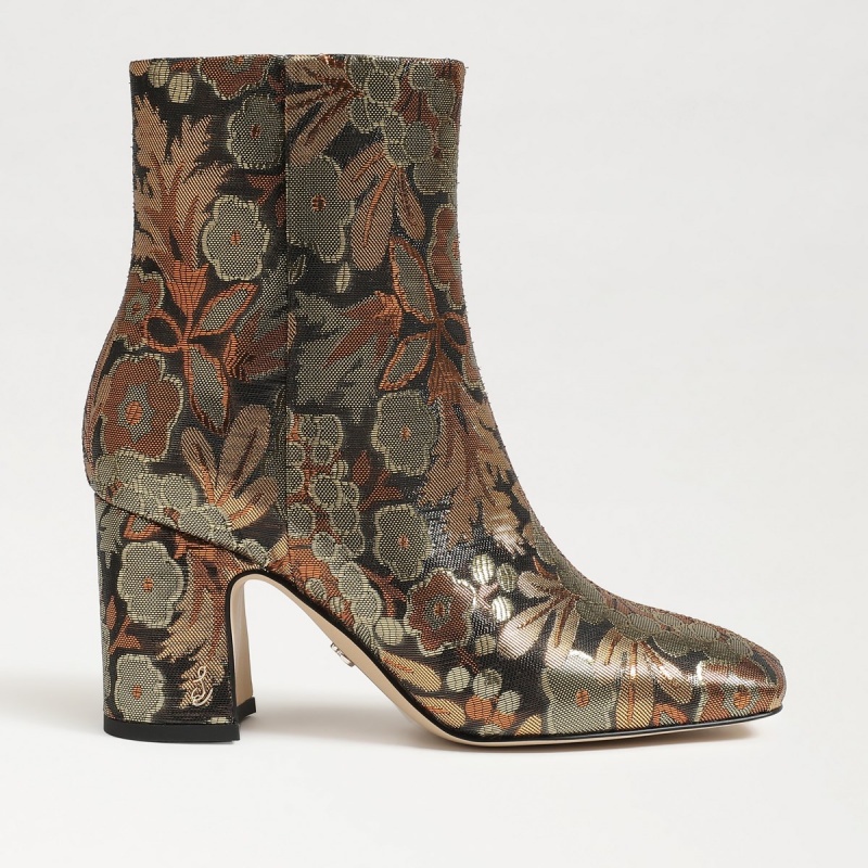 Botas Sam Edelman Fawn Ankle Mujer Bronze Multi | ESQAV48312