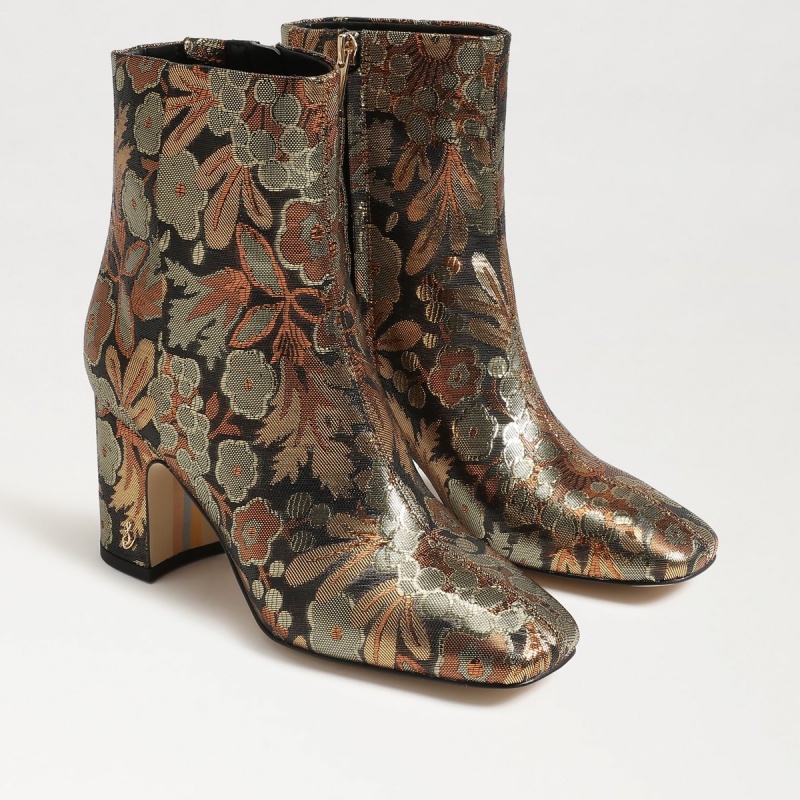 Botas Sam Edelman Fawn Ankle Mujer Bronze Multi | ESQAV48312