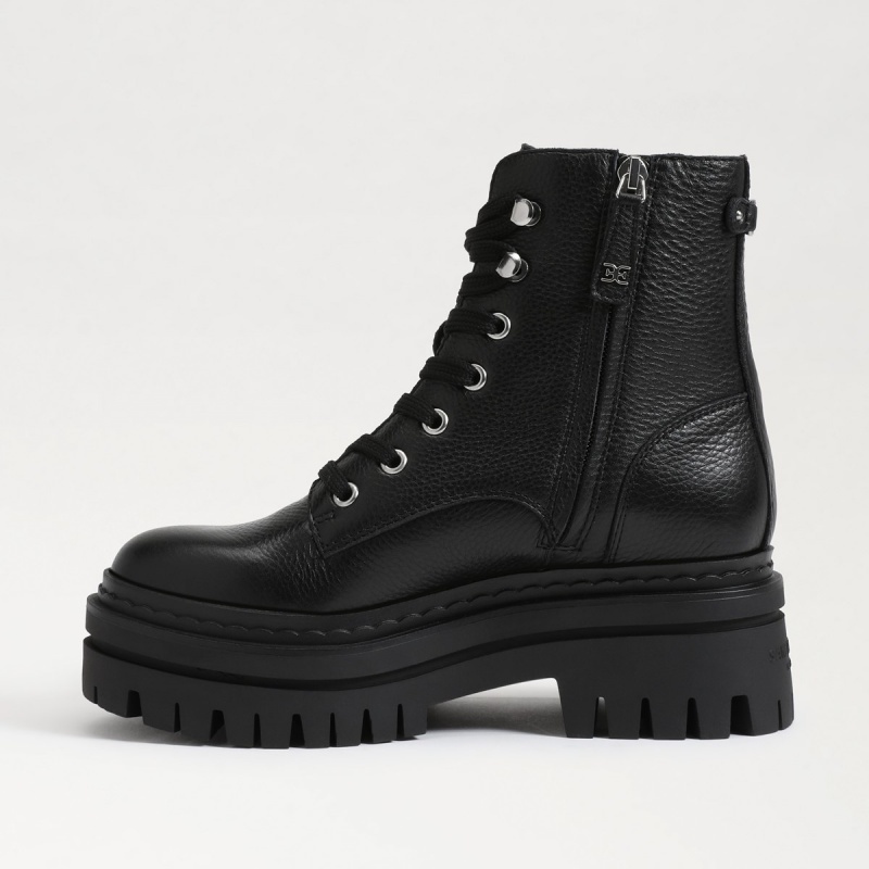 Botas Sam Edelman Kyler Combat Mujer Negras | ESIIZ46284