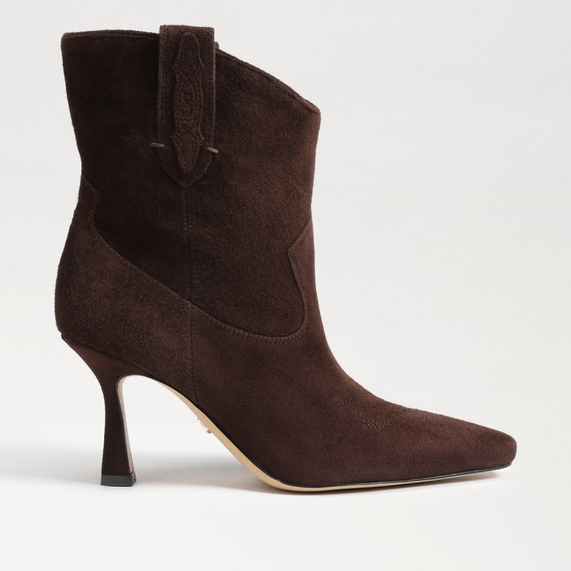 Botas Sam Edelman Moe Stiletto Mujer Chocolate | ESEAH22014