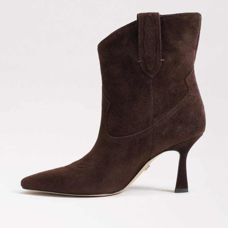 Botas Sam Edelman Moe Stiletto Mujer Chocolate | ESEAH22014