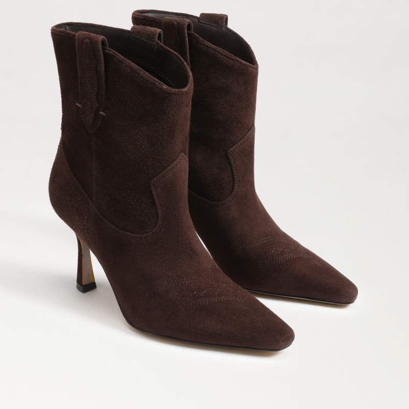 Botas Sam Edelman Moe Stiletto Mujer Chocolate | ESEAH22014