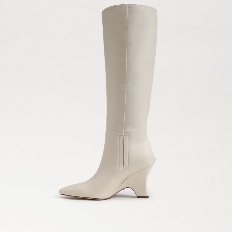 Botas Sam Edelman Vance Knee High Mujer Modern Ivory | DESVO84961