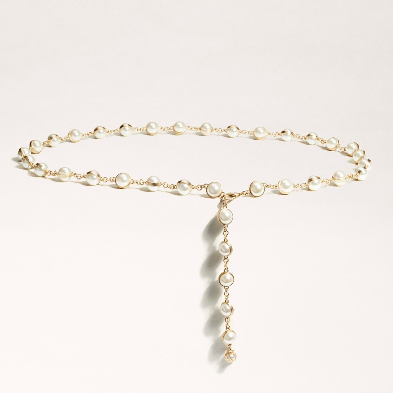 Cinturones Sam Edelman Pearl Chain Accessories Pearl | ESXBR20015