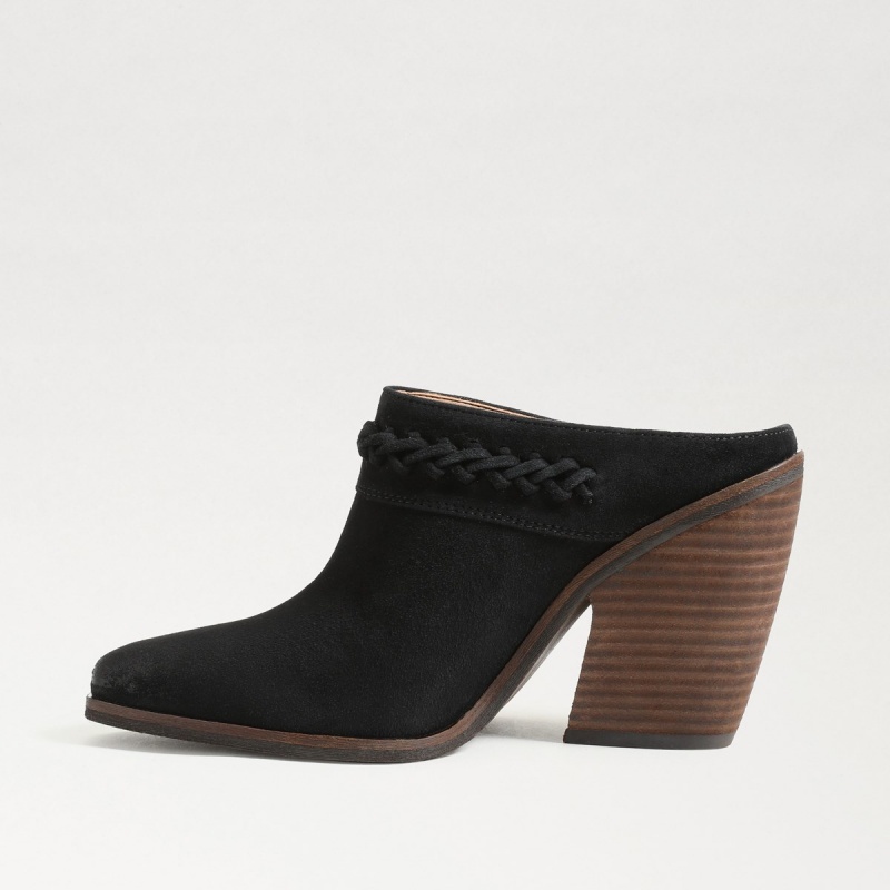 Mulas Sam Edelman Alison Western Mujer Negras | ESEGJ49626