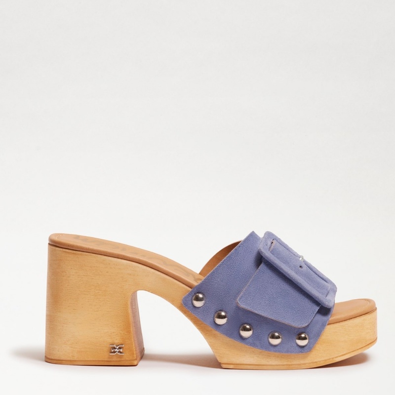 Mulas Sam Edelman Marcia Plataforma Mujer Azules | ESZPD43261