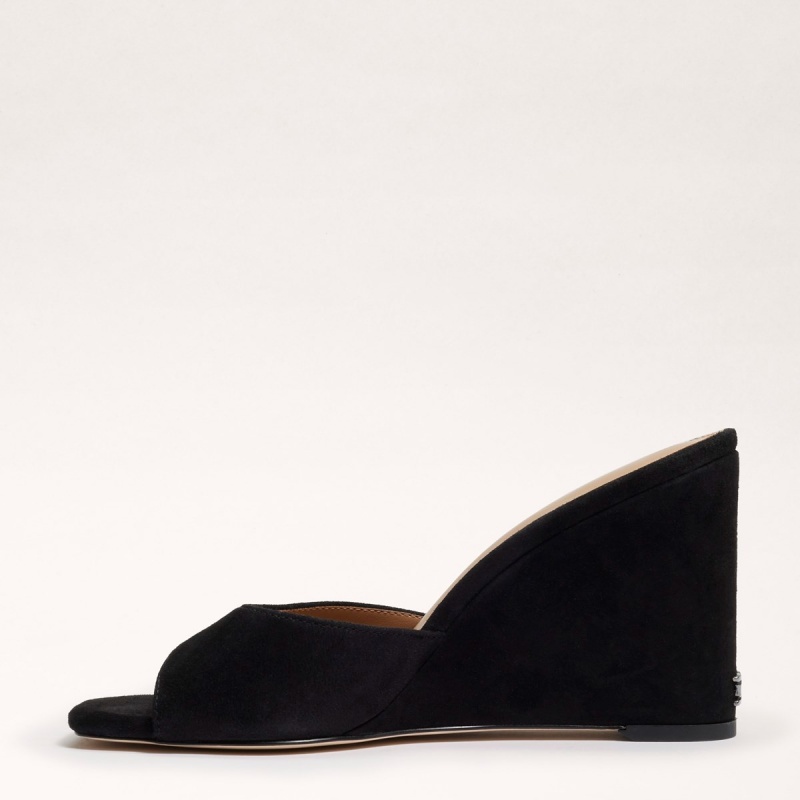 Mulas Sam Edelman Merrick Wedge Mujer Negras | SESNY81946