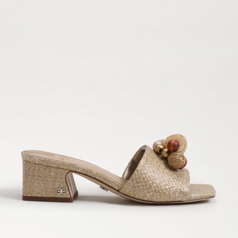 Mulas Sam Edelman Weston Mujer Eggshell | ESJZR55699