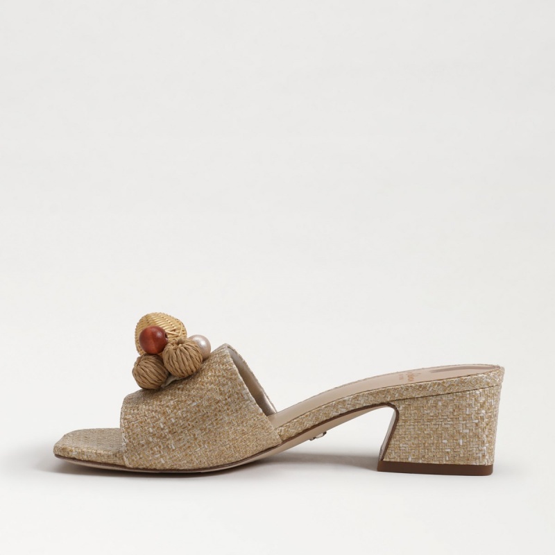 Mulas Sam Edelman Weston Mujer Eggshell | ESJZR55699