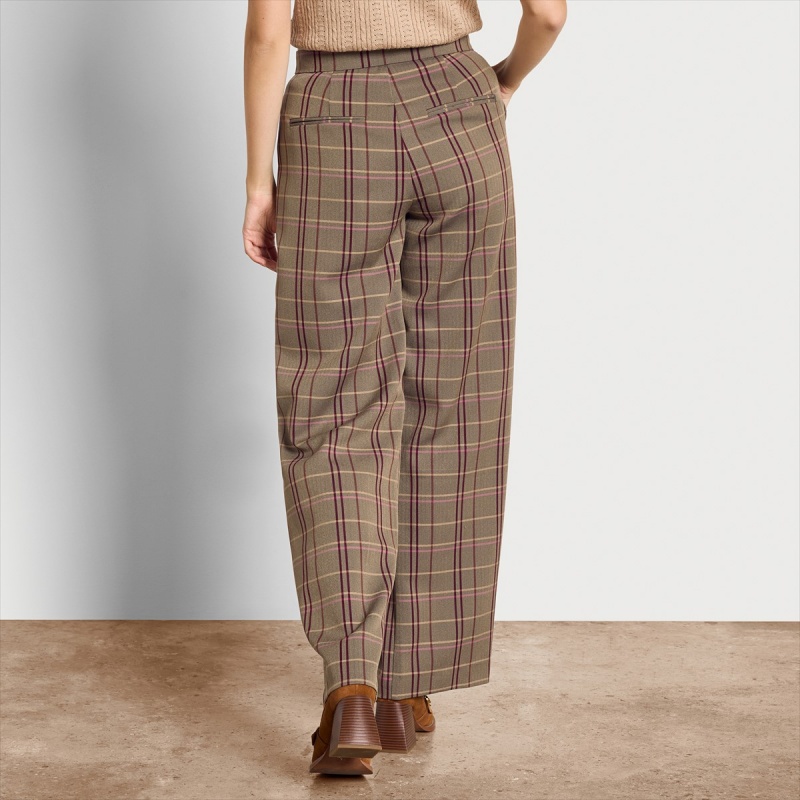 Pantalones Sam Edelman Codie Anchos Pant Accessories Emi Plaid | UESTG63281