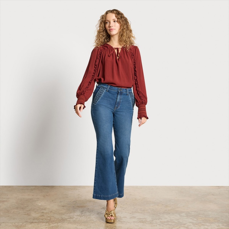 Pantalones Sam Edelman High Rise Flare Pant Accessories Moon Dance | ESIIZ14609