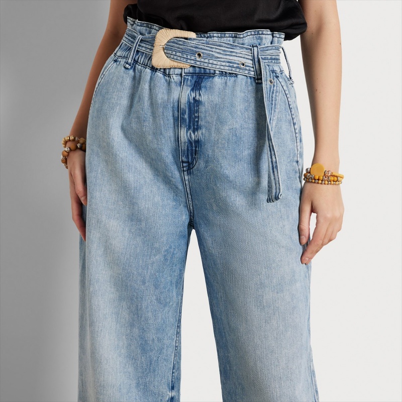 Pantalones Sam Edelman Rayne High Rise Denim Accessories Serenity | ZESNQ96136