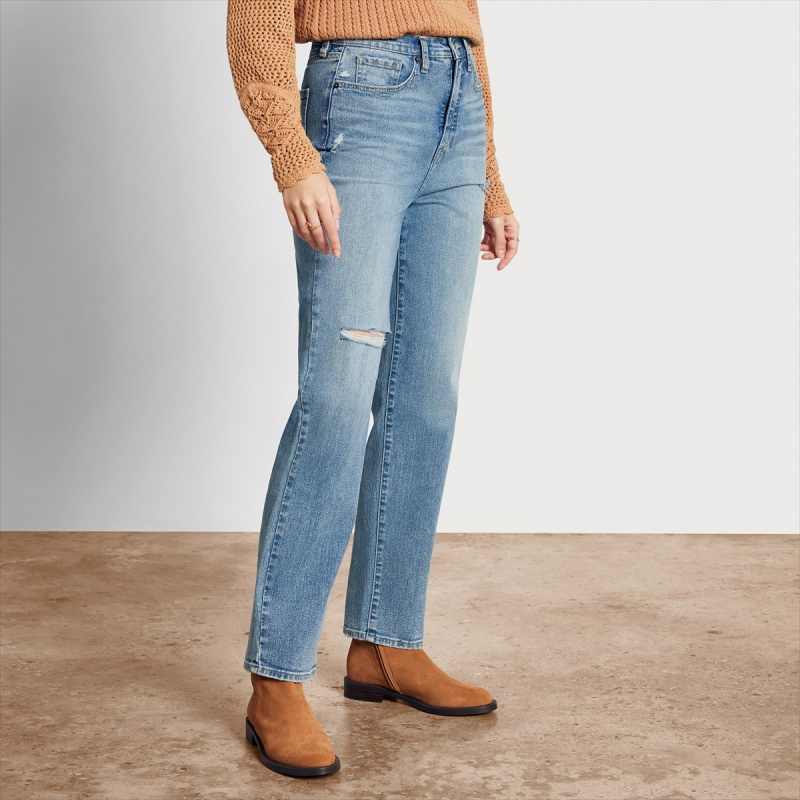 Pantalones Sam Edelman Yaro High Rise Pinch Cintura Denim Accessories Ever After | AESDF64478