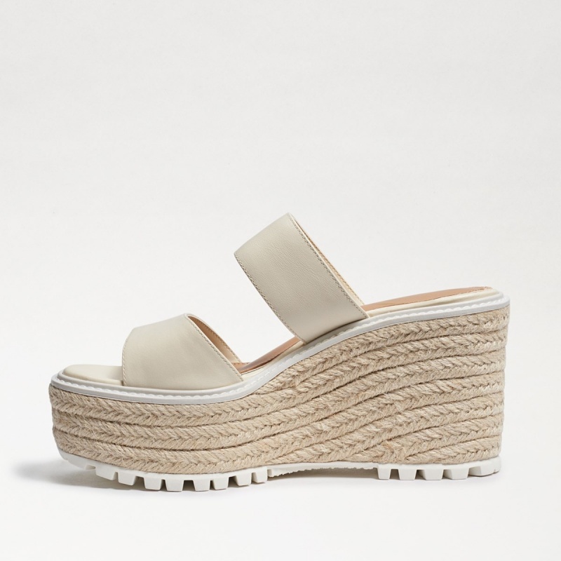 Sandalias Cuña Sam Edelman Luca Mujer Modern Ivory | UESND99340