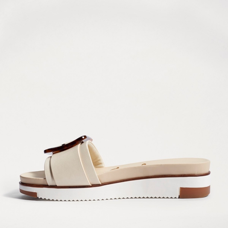 Sandalias Sam Edelman Ariane Chanclas Mujer Modern Ivory | LESSX91315