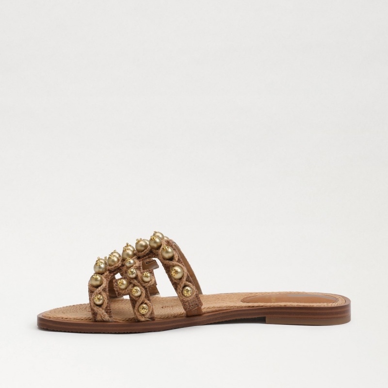 Sandalias Sam Edelman Bay Soleil Chanclas Mujer Cuoio | TESWZ96188