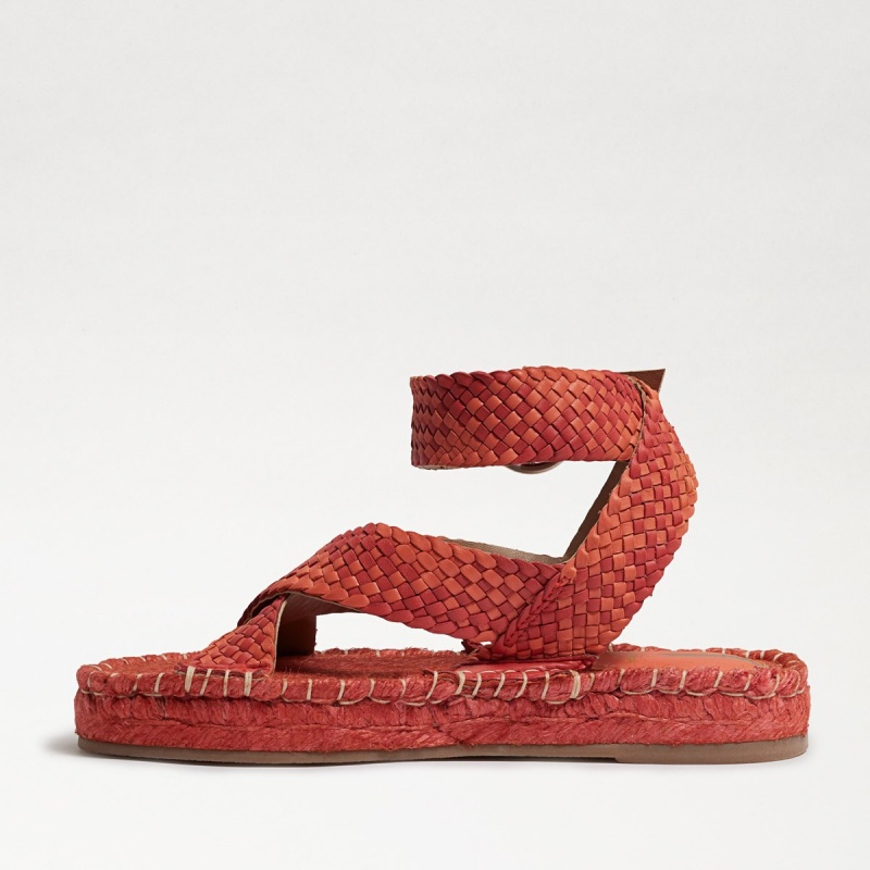 Sandalias Sam Edelman Dakota Plataforma Mujer Bright Poppy | ZESNQ79700