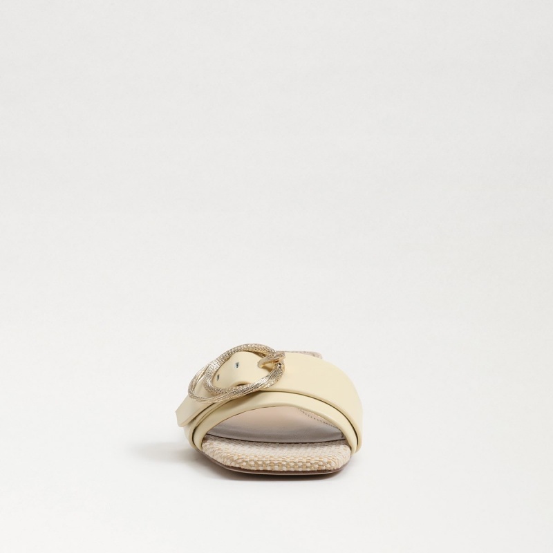 Sandalias Sam Edelman Delfi Chanclas Mujer Bleached Wheat | FESUI44370