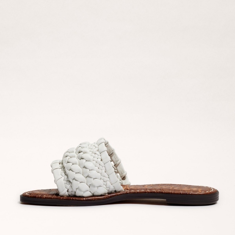 Sandalias Sam Edelman Giada Woven Chanclas Mujer Blancas | ESIIZ44817