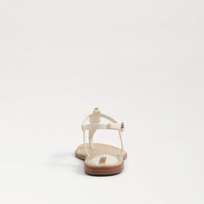 Sandalias Sam Edelman Gigi Retro Tanga Mujer Modern Ivory | LESSX77236