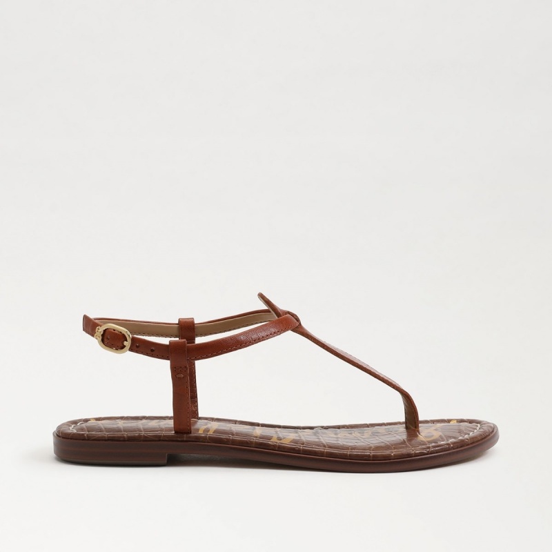 Sandalias Sam Edelman Gigi Tanga Mujer Marrones | ZESNQ56806