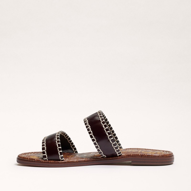 Sandalias Sam Edelman Ginna Chanclas Mujer Marrones Oscuro | ESIIZ60551