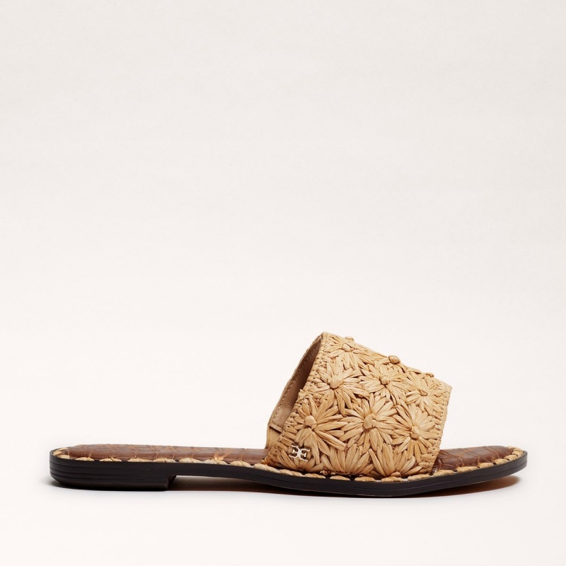 Sandalias Sam Edelman Giovanna Raffia Chanclas Mujer Beechwood | SESVO45334