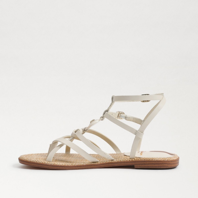 Sandalias Sam Edelman Gwen Gladiator Mujer Modern Ivory | ZESMJ98034