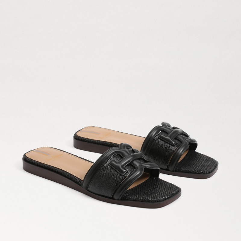 Sandalias Sam Edelman Irina Chanclas Mujer Negras | GESEC81548