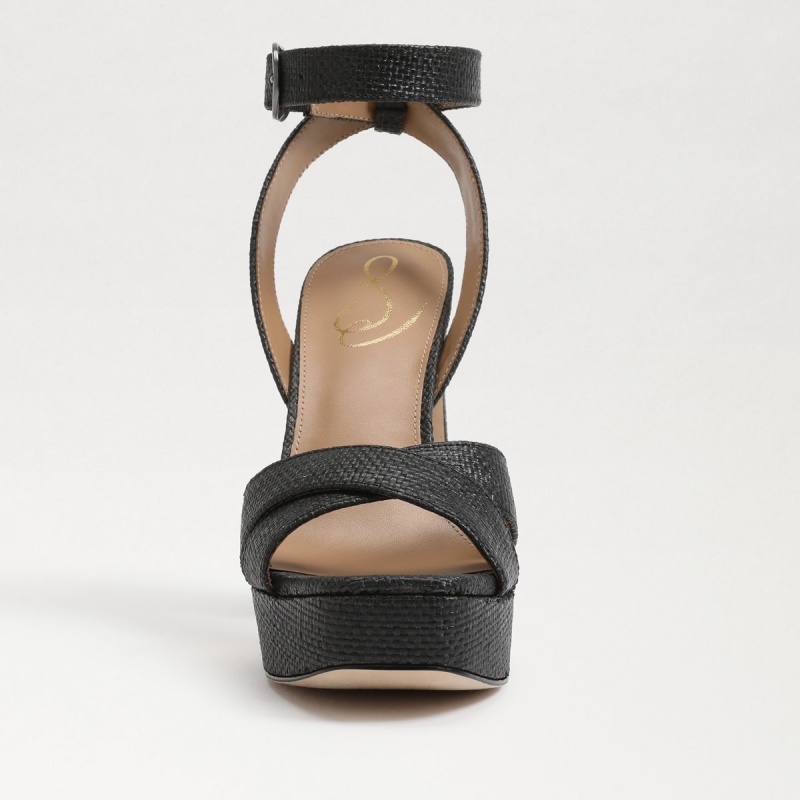 Sandalias Sam Edelman Kayna Plataforma Mujer Negras | DESKV39182