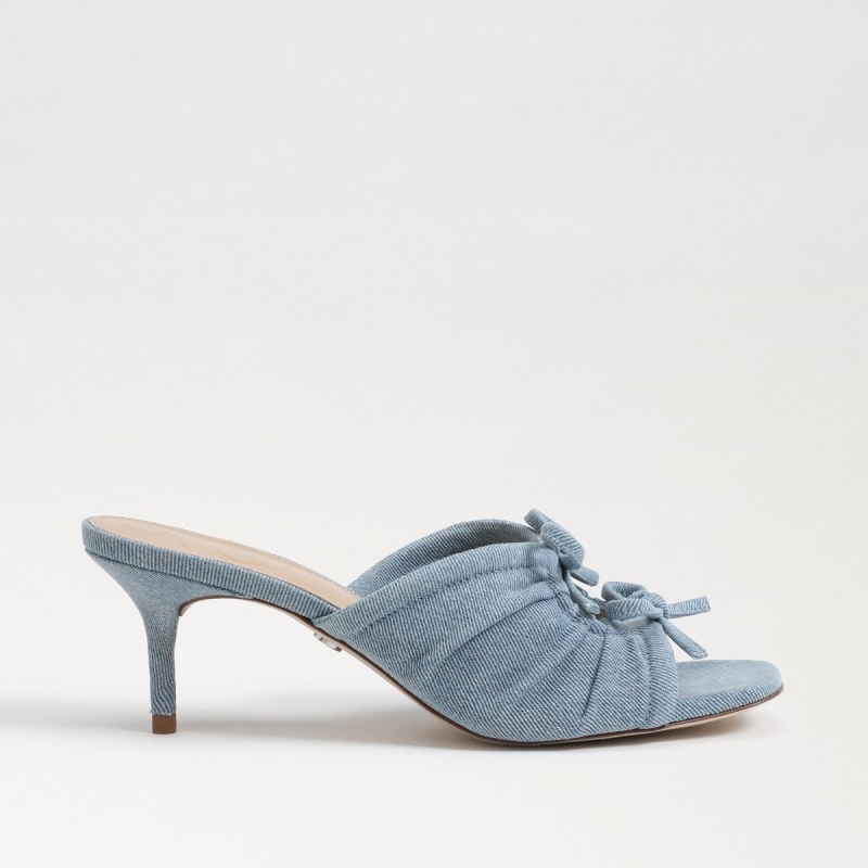 Sandalias Sam Edelman Pia Tiras Mujer Azules | PESQX41465