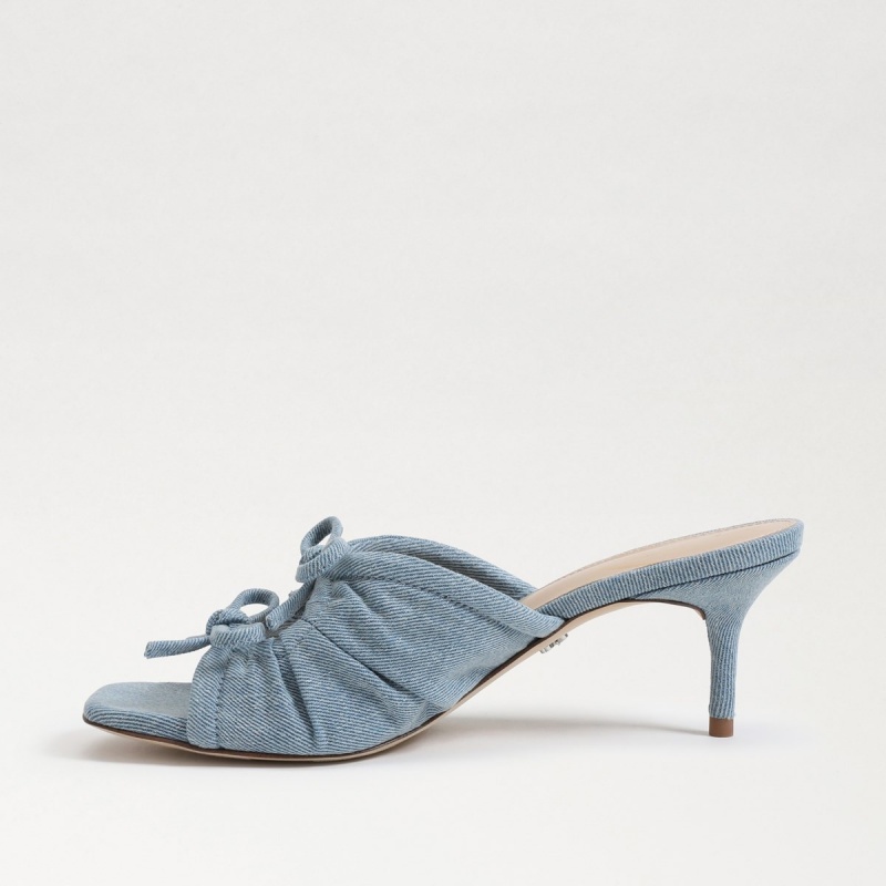 Sandalias Sam Edelman Pia Tiras Mujer Azules | PESQX41465