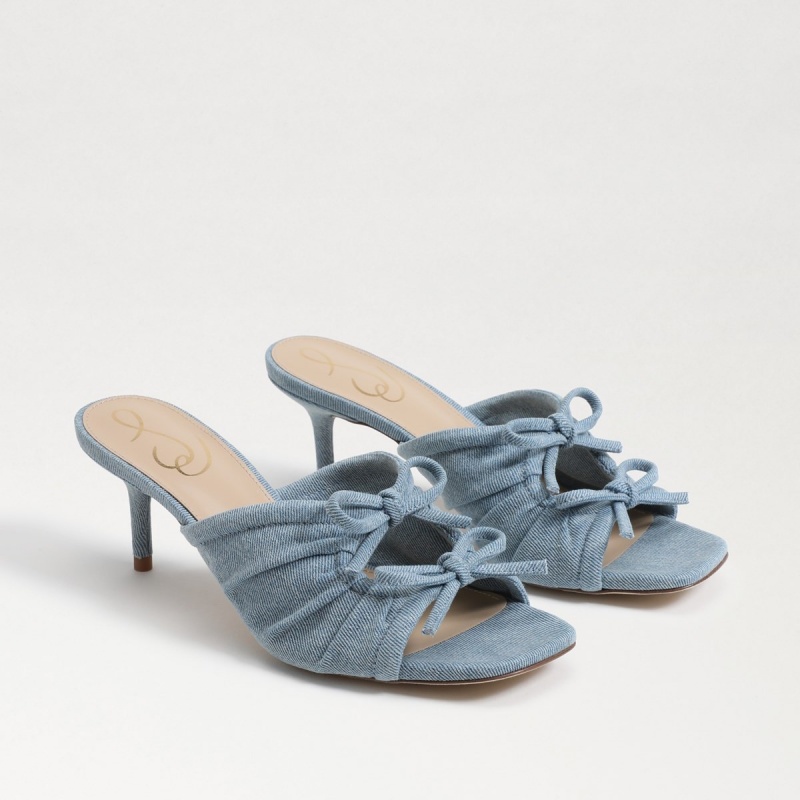 Sandalias Sam Edelman Pia Tiras Mujer Azules | PESQX41465