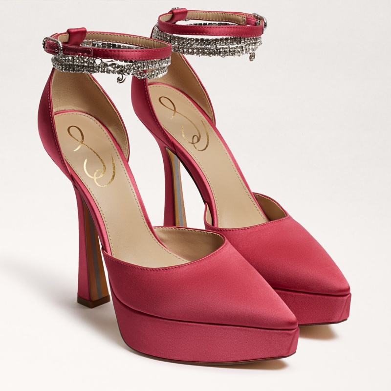 Tacones Sam Edelman Andie Plataforma Mujer Fucsia | GESEC56784