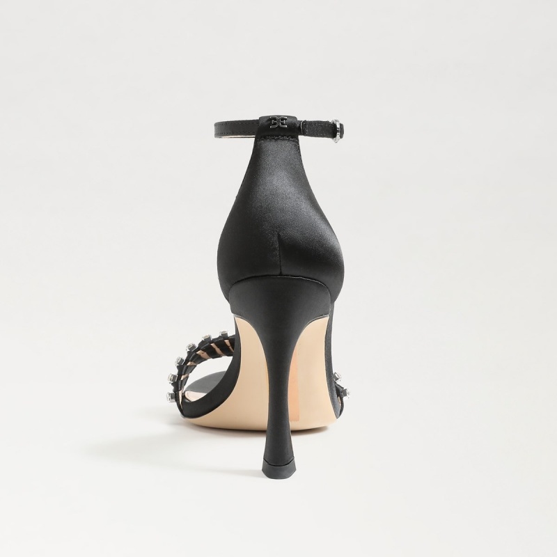 Tacones Sam Edelman Evelynn Tiras Mujer Negras | ESNEJ34480